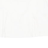 H&M Pleated Womens Mini Skirt White Short M