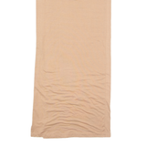 MISSGUIDED Side Slit Womens Straight Skirt Brown Long UK 8