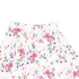 FB SISTER Womens Skater Skirt Cream Short Floral XS