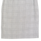 MAURICE DAQUIN Womens Pencil Skirt Black Knee Length Wool 90s Check M