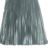 H&M Womens Swing Skirt Green Midi S