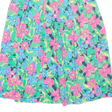 KORET Womens A-Line Skirt Blue Midi 90s Floral M