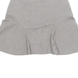 ROCAR Womens Skater Skirt Black Knee Length S