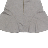 ROCAR Womens Skater Skirt Black Knee Length S