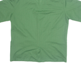 Zip Up Womens Shirt Green Collared 2XL