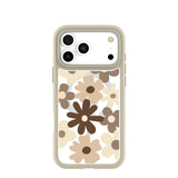 Clear Mocha Poppy iPhone 17 Pro Max Case With London Fog Ridge (MagSafe included)