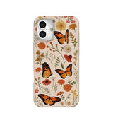 Seashell Monarch Butterfly iPhone 16 Plus Case