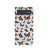 Powder Blue Monarchs in flight Google Pixel 6 Case