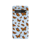 Powder Blue Monarchs in flight Google Pixel 7 Case