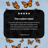 Powder Blue Monarchs in flight iPhone XR Case