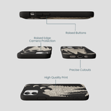 Black Moonlight Peaks iPhone 12 Mini Case