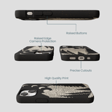 Black Moonlight Peaks iPhone 13 Case