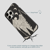 Black Moonlight Peaks iPhone 15 Pro Max Case