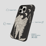 Black Moonlight Peaks iPhone 15 Pro Max Case