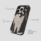 Black Moonlight Peaks iPhone 15 Pro Case