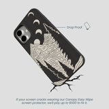 Black Moonlight Peaks iPhone 16 Plus Case