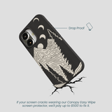 Black Moonlight Peaks iPhone 16 Case