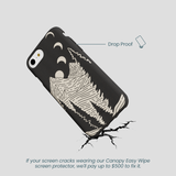 Black Moonlight Peaks iPhone 6/6s/7/8/SE Case