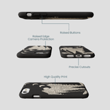 Black Moonlight Peaks iPhone 6/6s/7/8/SE Case