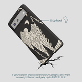 Black Moonlight Peaks Google Pixel 6 Case