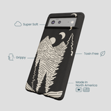 Black Moonlight Peaks Google Pixel 6 Case