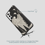 Black Moonlight Peaks Samsung Galaxy S22 Case