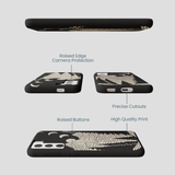 Black Moonlight Peaks Samsung Galaxy S22 Case