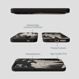 Black Moonlight Peaks Samsung Galaxy S25 Case