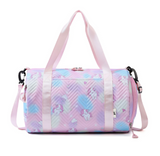 Anysort Mommy Diaper Bag Pink Unicorn Shoulder Bag with Internal Zip Pocket Waterproof Handbag for Travel and Sports