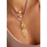 Necklace Co-259g Gold