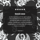 Black Mythical Dragons iPhone 14 Case