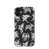 Black Mythical Dragons iPhone 11 Case