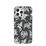 Black Mythical Dragons iPhone 15 Pro Max Case