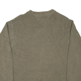 TOMMY HILFIGER Mens Jumper Green Tight Knit S