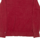 TOMMY HILFIGER Womens Jumper Red Tight Knit L