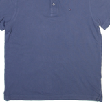 TOMMY HILFIGER Mens Polo Shirt Blue L