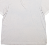 CALVIN KLEIN Mens Polo Shirt Grey Striped M