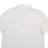 CALVIN KLEIN Mens Polo Shirt Grey Striped M