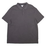 CALVIN KLEIN Mens Polo Shirt Grey 2XL