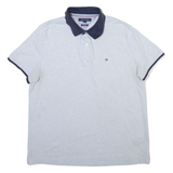 TOMMY HILFIGER Mens Polo Shirt Blue L
