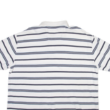 NAUTICA Mens Polo Shirt White Striped 2XL