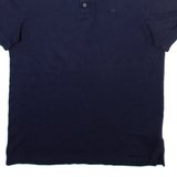 CALVIN KLEIN Mens Polo Shirt Blue M