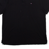 TOMMY HILFIGER Mens Polo Shirt Black L