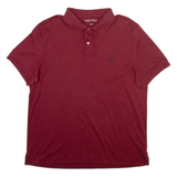 NAUTICA Mens Polo Shirt Maroon XL