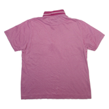 BURBERRY Mens Polo Shirt Maroon L