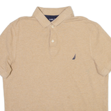 NAUTICA Mens Polo Shirt Beige L