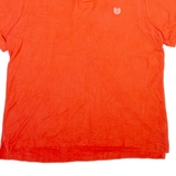 CHAPS Mens Polo Shirt Orange L