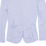 ARMANI COLLEZIONI Stretch Womens Blazer Jacket Blue Viscose M