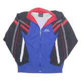 SALLER Mesh Lined Mens Track Jacket Blue M