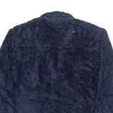 REEBOK Teddy 1/2 Zip Fleece Womens Pullover Jacket Blue XL